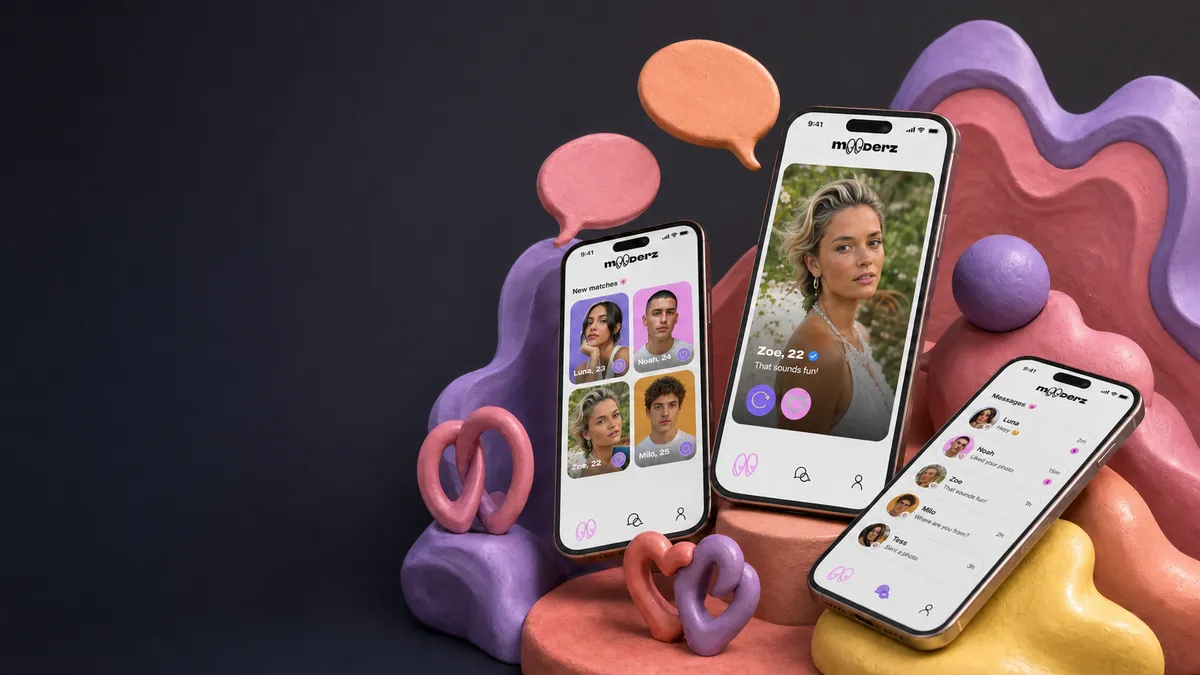 Illustration de l’application Mooderz